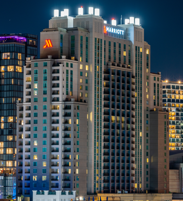 Photo of the Marriott Water Street, the main host hotel for the FMEA Conference